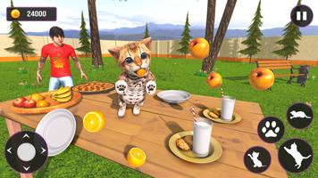 Cat Simulator Pet Cat Games ảnh chụp màn hình 1