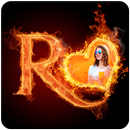 Fire Text Photo Frame APK