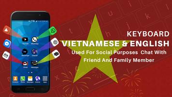 Vietnamese Keyboard for android & English letters Affiche