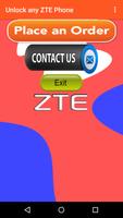 ZTE Sim Unlock Code Affiche