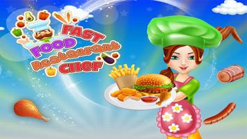 Fast Food Restaurant Chef پوسٹر