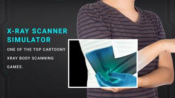Body scanner X ray camera App Affiche