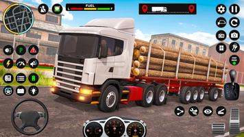 Truck Driving: Transport Games Cartaz