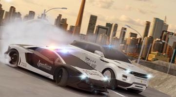 Police Car Drift Driving Simul скриншот 1