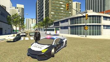 Police Car Drift Driving Simul скриншот 2