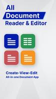 DOCX Editor: PDF, DOC, XLSX الملصق