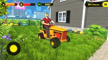 Lawn Mowing Grass Cutting Game poster