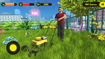 Lawn Mowing Grass Cutting Game screenshot 1