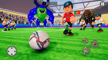 Rainbow Monster Mini Football الملصق