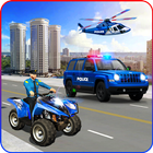 US Police ATV Quad Bike: City  icon