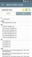 Whois & DNS Lookup ภาพหน้าจอ 2