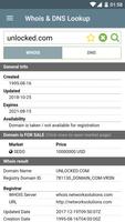 Whois & DNS Lookup تصوير الشاشة 3