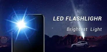LED Flashlight - LED Flash Colorful Background