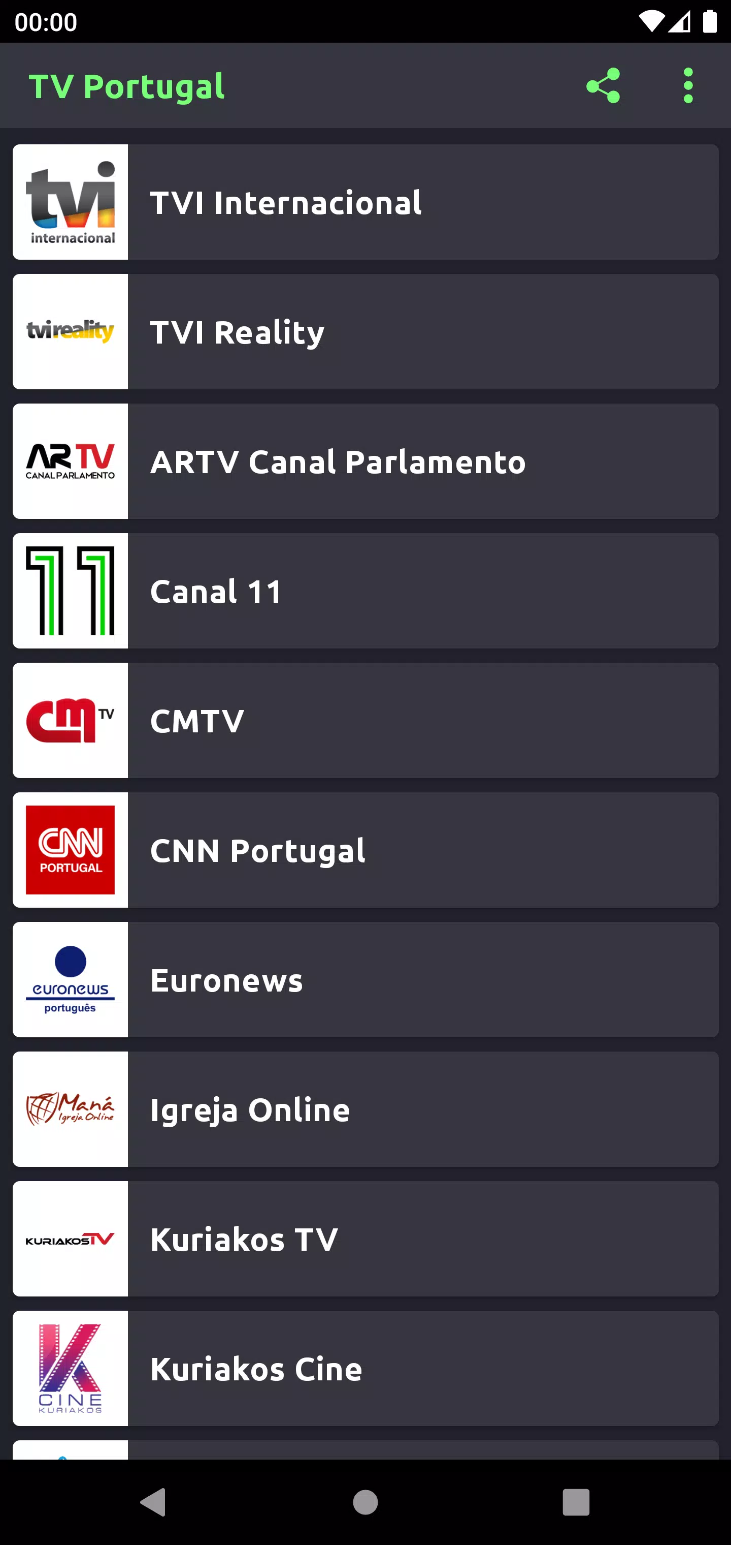 APP TV Desporto Grátis, TV Portugal Android.apk