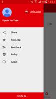 Video Uploader for Youtube plakat