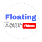 vidéo flottante icône