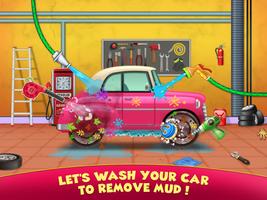 Samochód Myć się Gry przygodowe i garaż dla dzieci screenshot 1