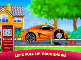 Samochód Myć się Gry przygodowe i garaż dla dzieci screenshot 2