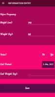 Pregnancy Weight Tracker تصوير الشاشة 1