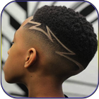 Black Kids Line Hairstyles icône