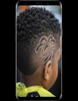 Cool Black Kids Haircuts Affiche