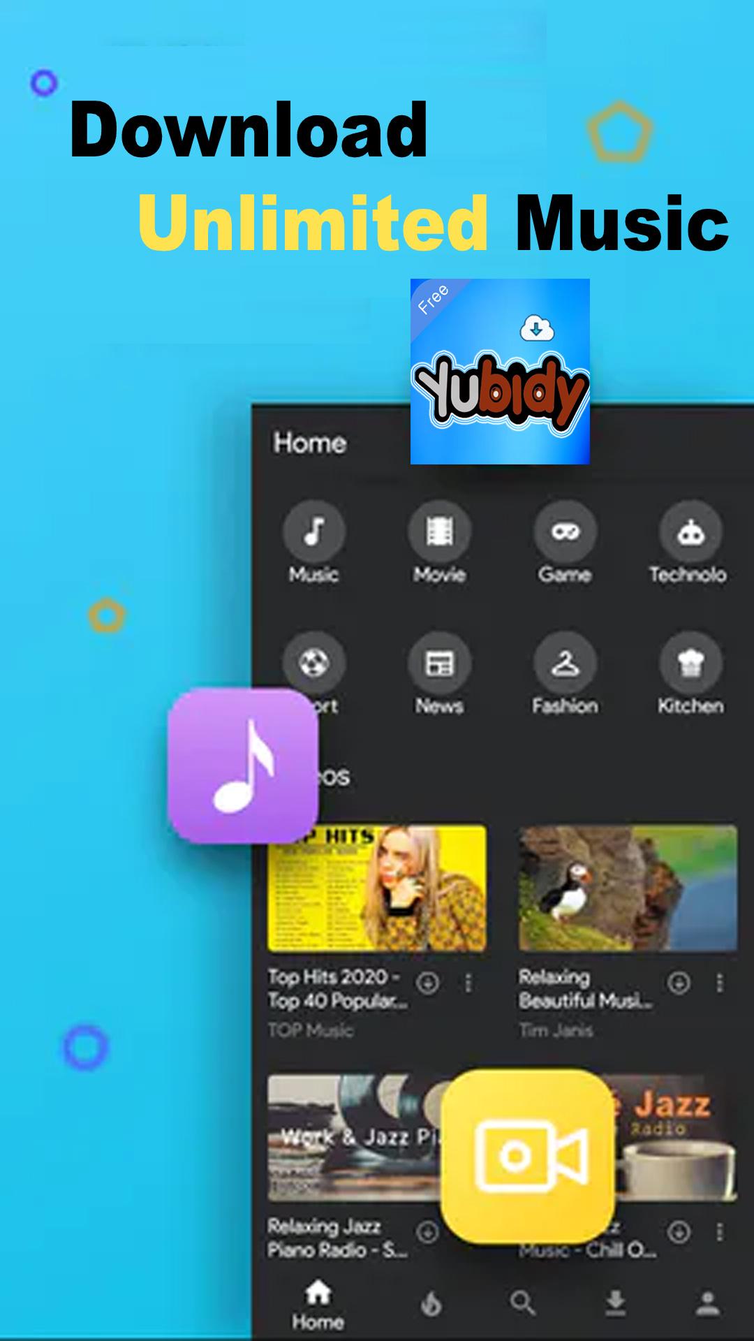 Tubidy Mp3 Mp4 - Tubidy Mobi APK برای دانلود اندروید