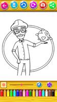 Blippi Coloring Pages تصوير الشاشة 2