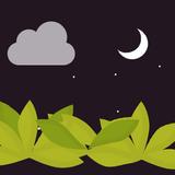 white noise relax meditation icon