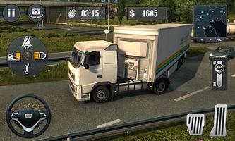 Cargo Truck Transport Simulator - Long Truck Euro اسکرین شاٹ 3