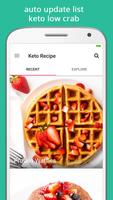 Keto Diet Recipe Book Low Carb plakat