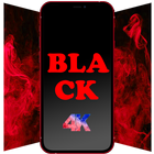 黒の壁紙 HD 4K アイコン
