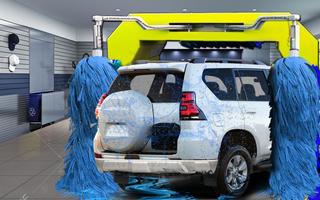 Modern Car: Wash Service Drivi постер