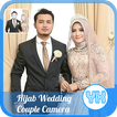 Hijab Pernikahan Couple Kamera