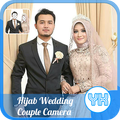 Hijab Pernikahan Couple Kamera
