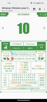 Almanac Chinese Lunar Calendar Plakat