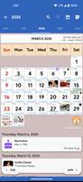 India Calendar Affiche