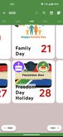 South Africa Calendar captura de pantalla 1