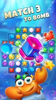 Fish Crush 2 - Match 3 Puzzle تصوير الشاشة 1