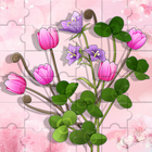 Flower Jigsaw Artist icône