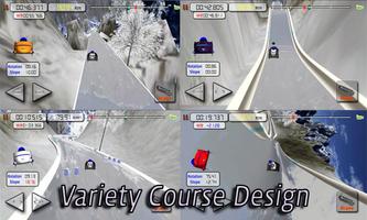 Bobsleigh eXtreme 3D Game 截图 1
