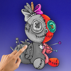 VooDoo Doll Pixel Art - Color  icône