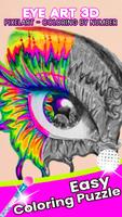 Eye Art 3D Color By Number - P imagem de tela 3