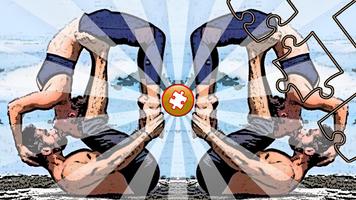 Couple Yoga Puzzle For Adults Cartaz