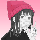 Girly Anime Manga Color By Num icon