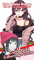 Girly Anime Manga Color By Num screenshot 2