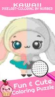 Kawaii Color By Number PixelArt Coloring imagem de tela 3