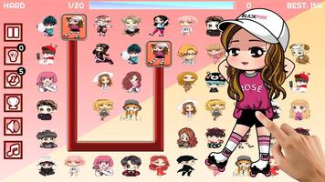 Kpop Chibi Match Line - Classic Onet Connect imagem de tela 2