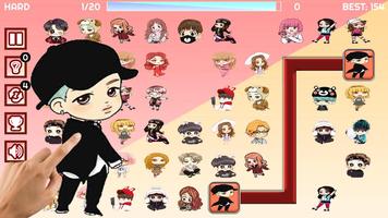 Kpop Chibi Match Line - Classic Onet Connect imagem de tela 3