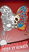Skull Tattoo Art Color By Numb imagem de tela 3