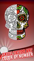 Skull Tattoo Art Color By Numb imagem de tela 1